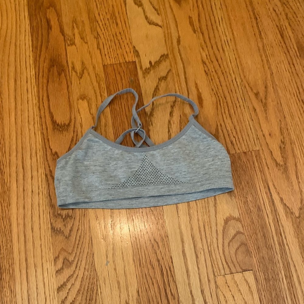 Gray Hanes Sports Bra
